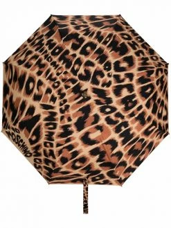 Moschino leopard print umbrella