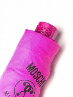 Moschino Double Question Mark logo-print umbrella