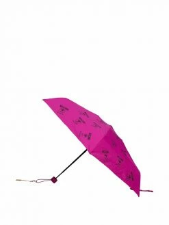 Moschino Double Question Mark logo-print umbrella