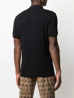 Moschino logo-plaque polo shirt