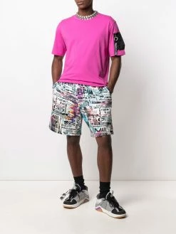 Moschino logo-keyring short-sleeve T-shirt