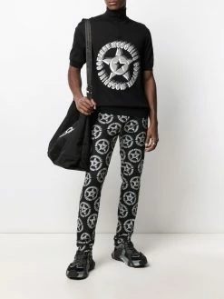 Moschino logo-print short-sleeve jumper