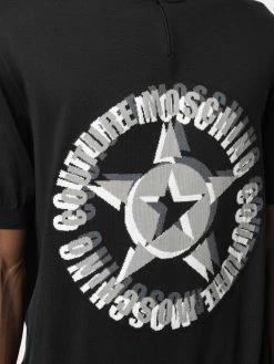 Moschino logo-print short-sleeve jumper