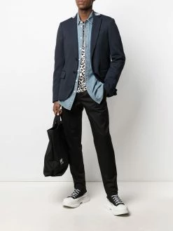 Moschino Teddy Bear chambray long sleeve shirt