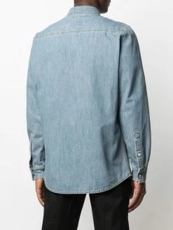 Moschino Teddy Bear chambray long sleeve shirt