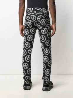 Moschino logo-print denim jeans
