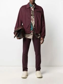 Moschino newspaper print long-sleeve shirt