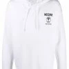 Moschino Double Question Mark logo-print hoodie