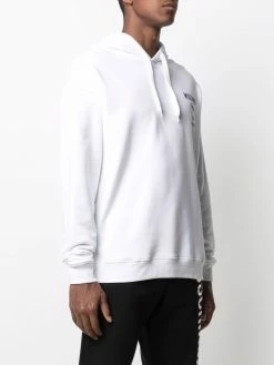 Moschino Double Question Mark logo-print hoodie