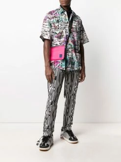 Moschino Glitch print short-sleeve shirt