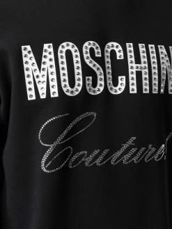 Moschino crystal stud Moschino Couture sweatshirt