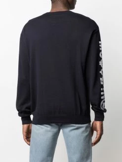 Cheapest โ Moschino Symbols logo embroidered knitted jumper ๐ 10 Moschino Symbols logo-embroidered knitted jumper