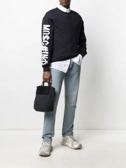 Cheapest โ Moschino Symbols logo embroidered knitted jumper ๐ 8 Moschino Symbols logo-embroidered knitted jumper