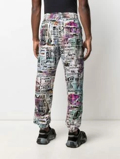 Moschino graphic-print track pants