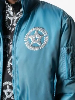 Moschino Moschino Couture logo print technical bomber jacket