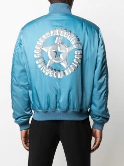 Moschino Moschino Couture logo print technical bomber jacket