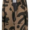 Moschino graphic-print houndstooth blazer