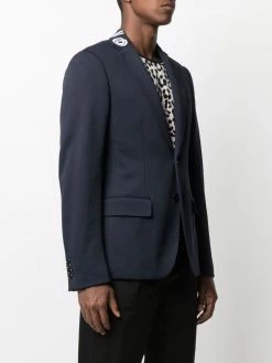 Deals ๐ Moschino Logo embroidered blazer ๐ 9 Moschino logo-embroidered blazer