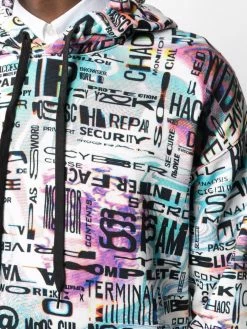 Moschino graphic-print drawstring hoodie