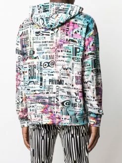 Moschino graphic-print drawstring hoodie