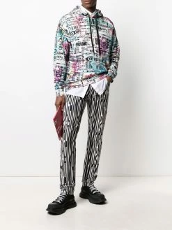 Moschino graphic-print drawstring hoodie