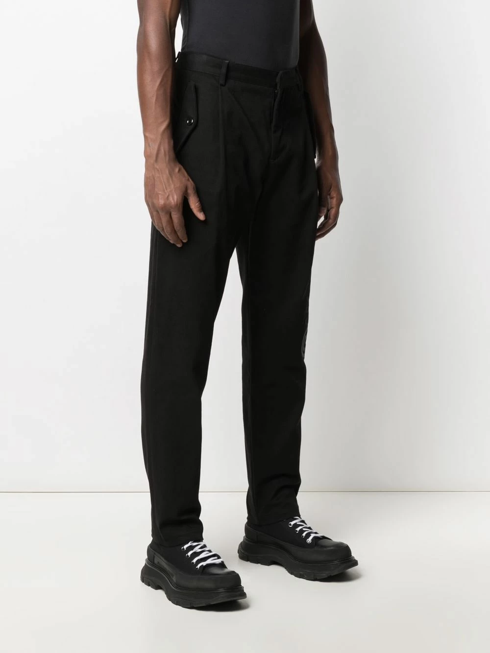 Cheapest โญ Moschino Symbols stretch gabardine baggy trousers ๐ฅ 5 Moschino Symbols stretch-gabardine baggy trousers