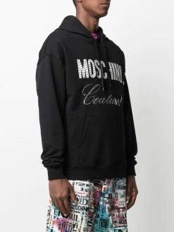 Moschino Moschino Couture crystal-embellished hoodie