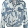 Moschino graphic-print denim jacket