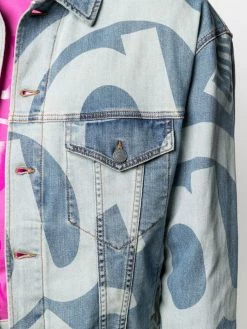 Moschino graphic-print denim jacket