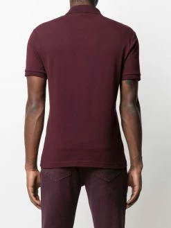 Moschino Teddy motif embroidered polo shirt