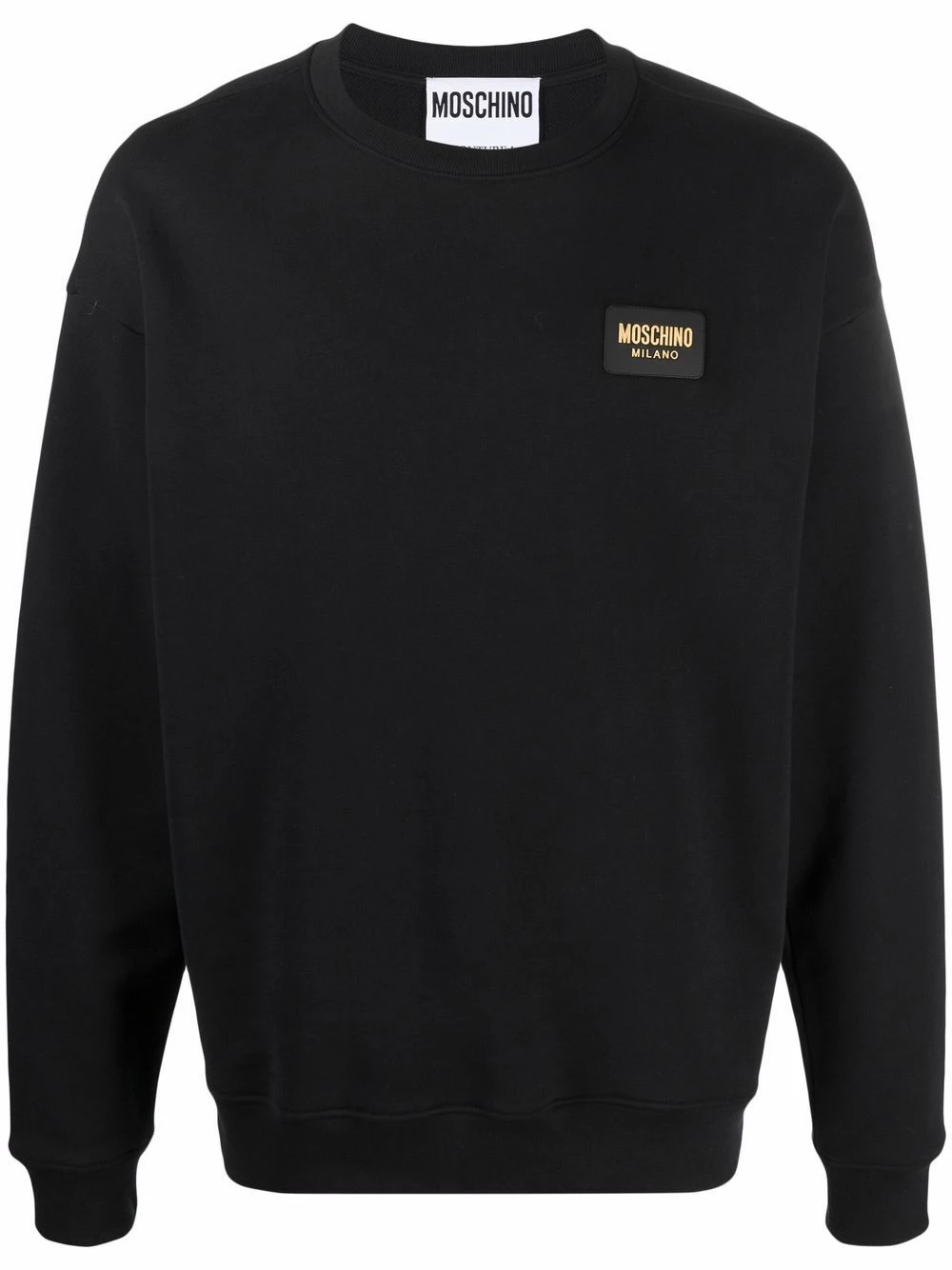 Coupon ๐ Moschino Logo plaque long sleeve sweatshirt ๐งจ 3 Moschino logo-plaque long-sleeve sweatshirt