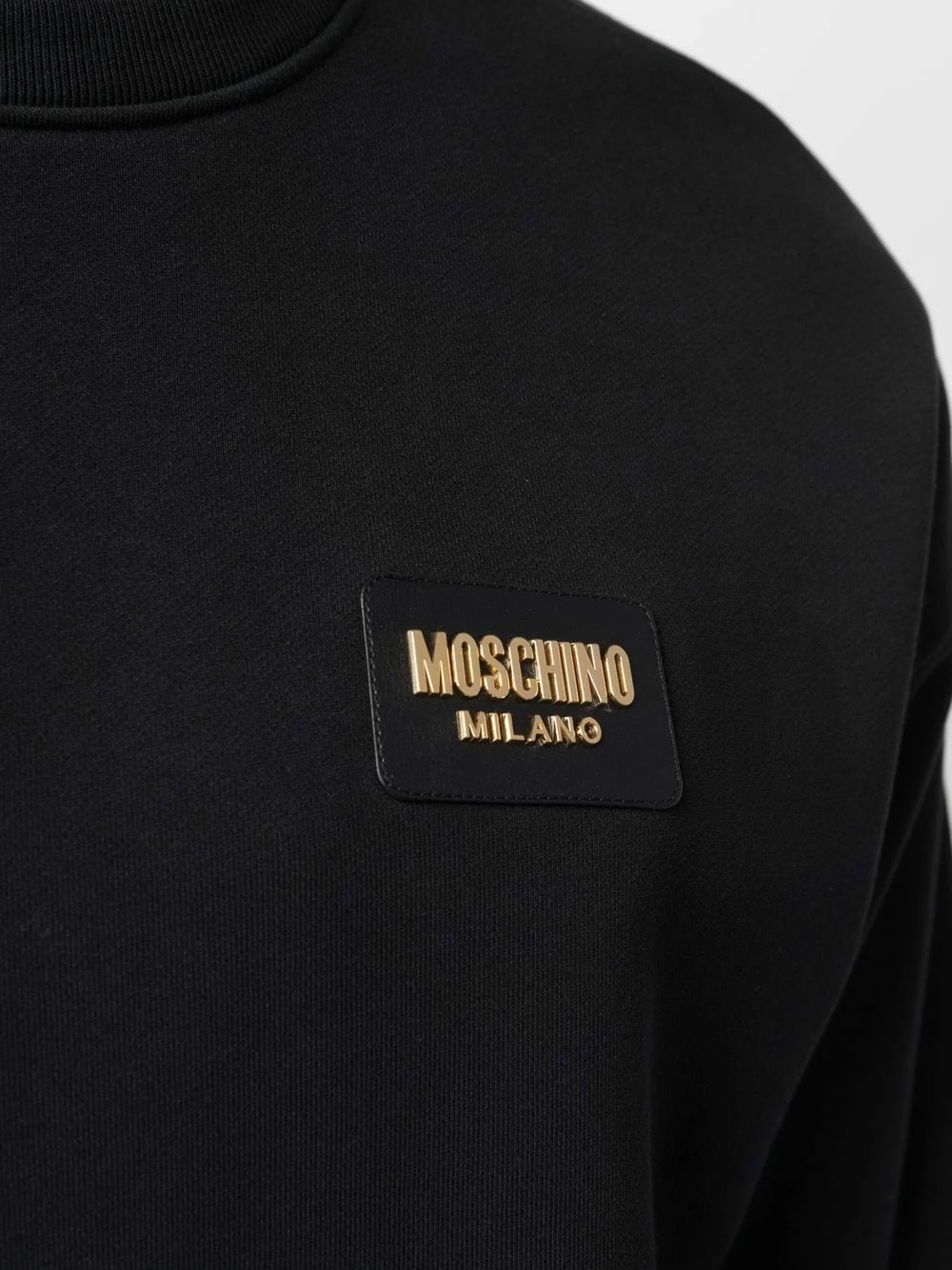 Coupon ๐ Moschino Logo plaque long sleeve sweatshirt ๐งจ 7 Moschino logo-plaque long-sleeve sweatshirt