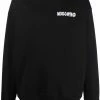 Moschino logo-patch funnel-neck jumper