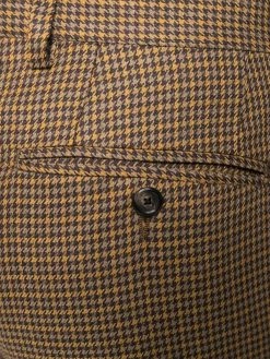 Moschino houndstooth-pattern tailored trousers