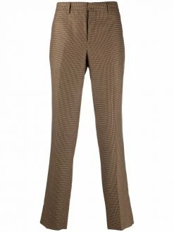 Moschino houndstooth-pattern tailored trousers