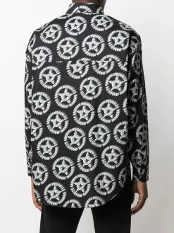 Moschino logo-print long-sleeve shirt
