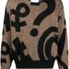 Moschino Symbols intarsia long-sleeve jumper
