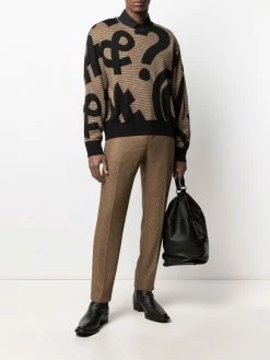 Moschino Symbols intarsia long-sleeve jumper