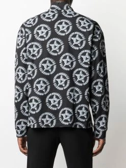 Moschino logo-print funnel-neck jumper