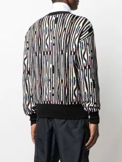 Moschino intarsia-knit drop-shoulder jumper