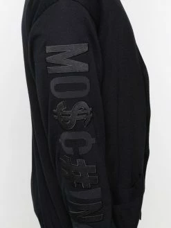 Moschino logo-patch V-neck cardigan