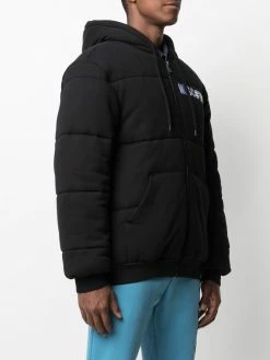 Coupon โ๏ธ Moschino Symbols logo embroidered padded hoodie ๐ 9 Moschino Symbols logo embroidered padded hoodie