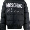 Cheapest โ๏ธ Moschino Logo print padded jacket โ 1 Moschino logo-print padded jacket