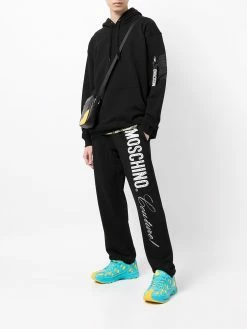 Moschino logo-print track apnts