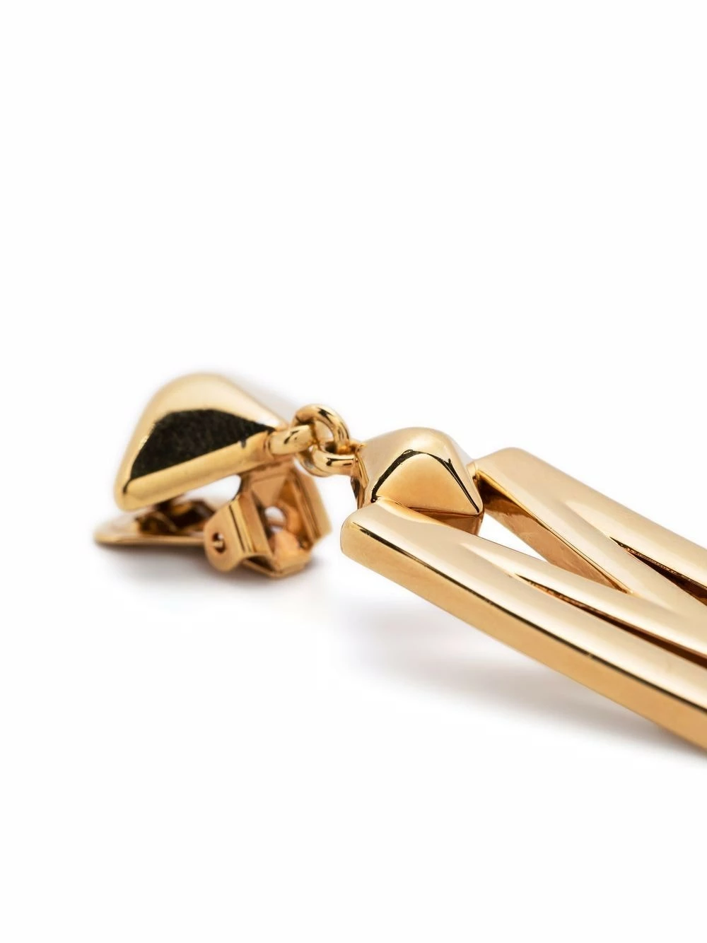 New ๐ Moschino M plaque clip on earring ๐ 5 Moschino M-plaque clip-on earring