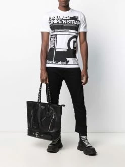 Moschino biker-style shoulder bag