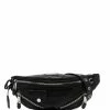Moschino biker-style belt bag