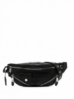 Moschino biker-style belt bag