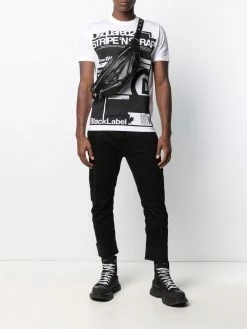 Moschino biker-style belt bag