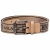 Moschino logo-print belt